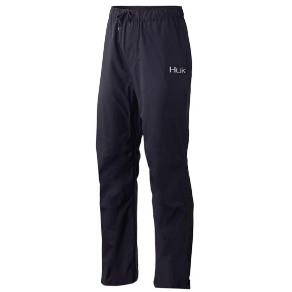 Huk Gunwale Pants Men’s 2XL Black Water Proof Wind Resistant Rain Pant Fishing - Picture 1 of 7